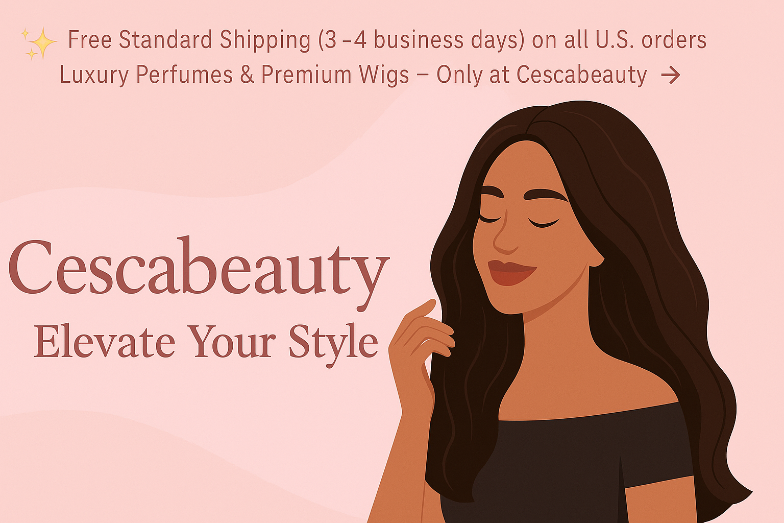 Cescabeauty Luxury Perfumes Banner – Elegant Fragrances for Every Occasion